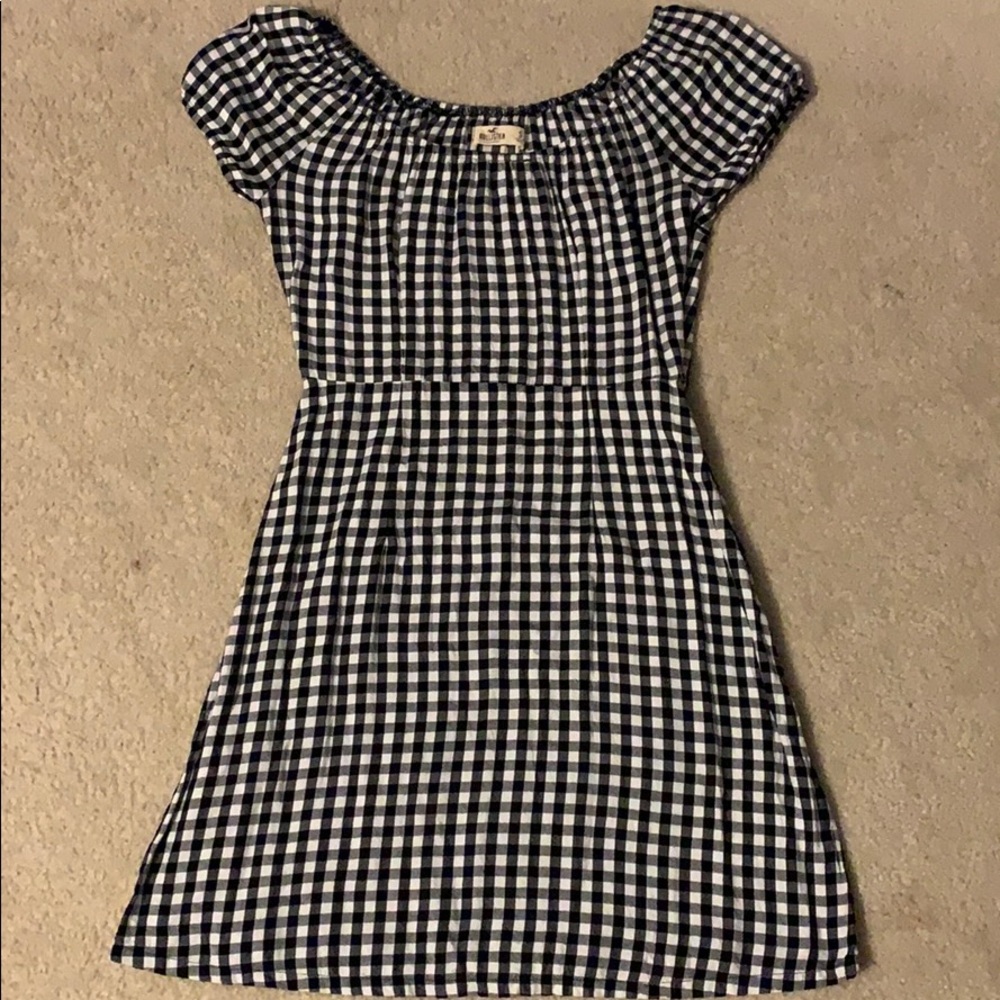 Black and White Gingham Dress